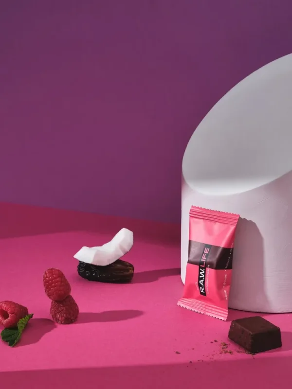 R.A.W. LIFE SWEETS «Малиновый трюфель» 18 гр