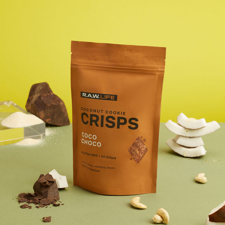 R.A.W. LIFE Crisps Кокос-Шоколад 75гр.