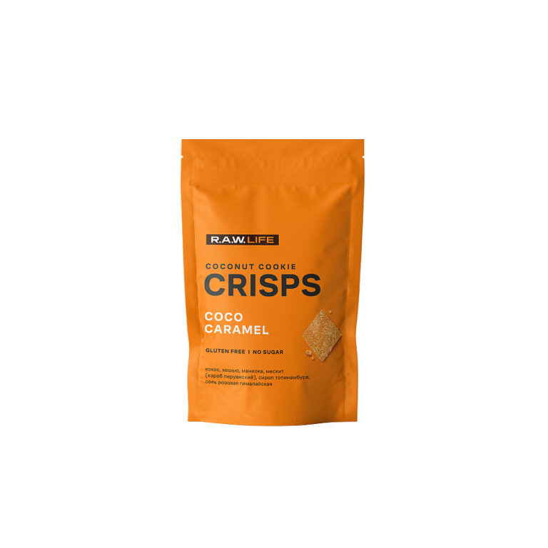 R.A.W. LIFE Crisps Кокос-Карамель 35 гр.