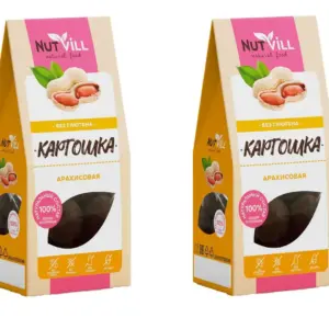 NUTVILL Печенье Картошка арахисовая 96 гр.