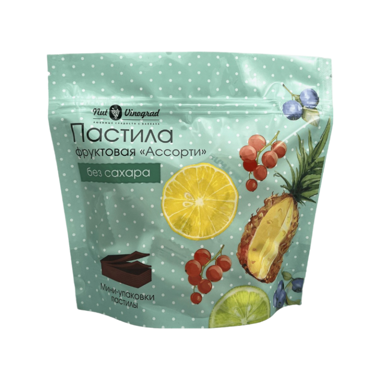 Nut Vinograd пастила ассорти ананас, лимон, смородина, черника 200гр.