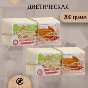 БП Пастила белёвская диетическая с клюквой пергамент 200 гр.