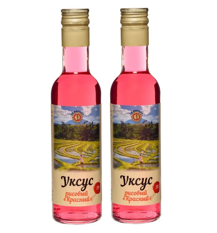 Уксус Premium рисовый красный 3% натуральный 250мл.
