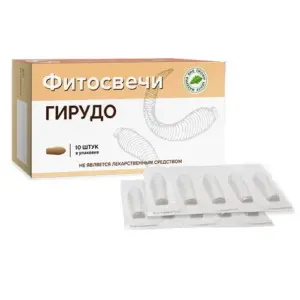МБПЦ Фитосвечи "Гирудо" блистер 10 шт.