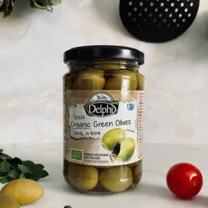 DELPHI Оливки Каламата с/к в рассоле БИО 290гр.
