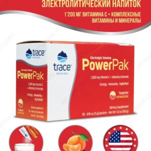 Trace Minerals Electrolyte Stamina Power Pak-Tangerine*