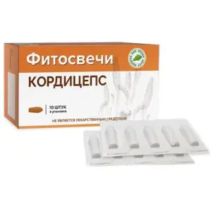 МБПЦ Фитосвечи "Кордицепс" блистер 10 шт.