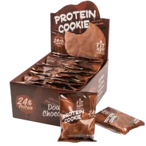 FitKit CHOCOLATE Protein COOKIE ДВОЙНОЙ ШОКОЛАД 50гр.