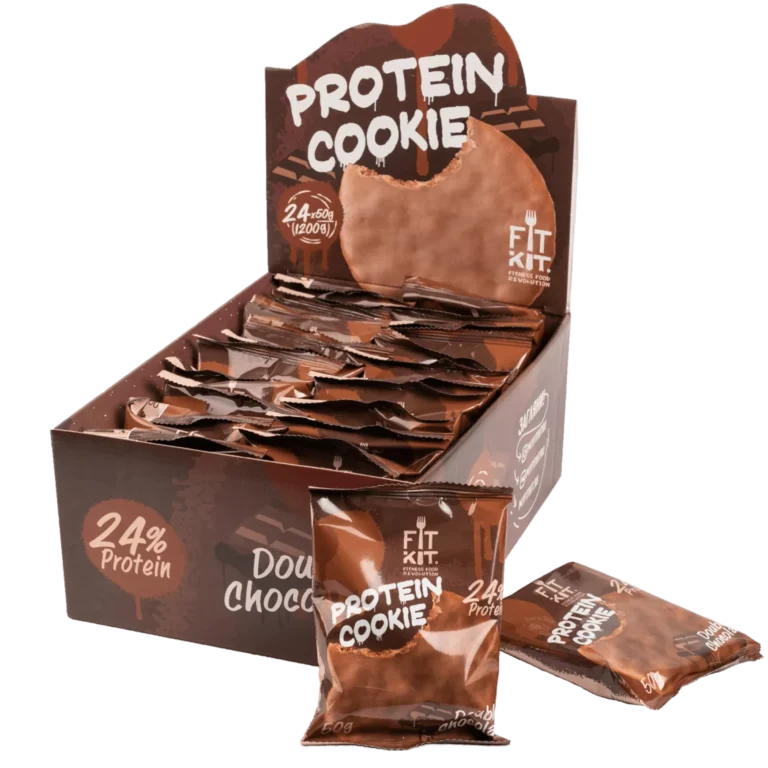 FitKit CHOCOLATE Protein COOKIE ДВОЙНОЙ ШОКОЛАД 50гр.