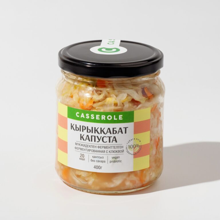 Капуста Casserole ферментированная с клюквой 400 гр