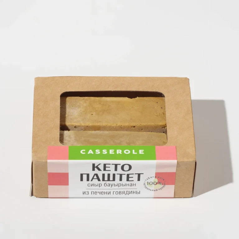 Кето-паштет Casserole печень говядины 140 гр Gluten free Lactose free