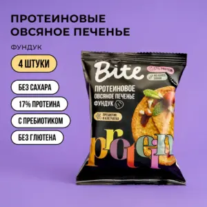 Bite Овсяное протеиновое с фундуком 69 гр.