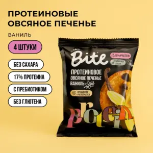 Bite Овсяное протеиновое с ванилью 69 гр.