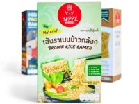 Happy Noodle Лапша Рамен из коричневого риса 280 гр.