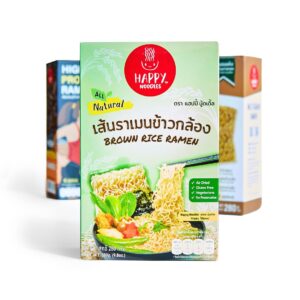 Happy Noodle Лапша Рамен из коричневого риса 280 гр.
