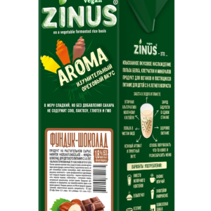 ZINUS AROMA-moloko ФУНДУК-ШОКОЛАД 1л. TBA 1,8 %