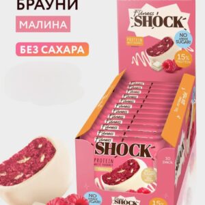 FitnesShock Protein Power brownie Малина 50гр