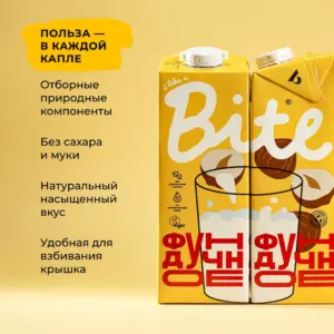 Bite Молоко растительное "Фундучное" (РФ)1л