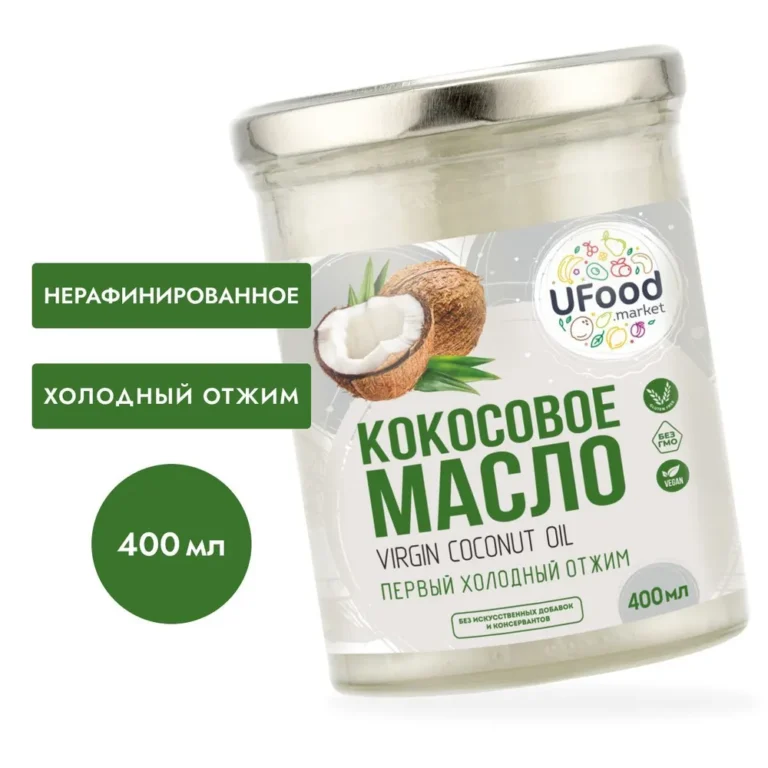 UFOOD MARKET Масло кокосовое 400 мл.