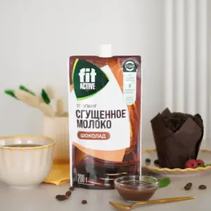 Fit Active Топинг Сгущёное молоко со вкусом Шоколад 200 гр.
