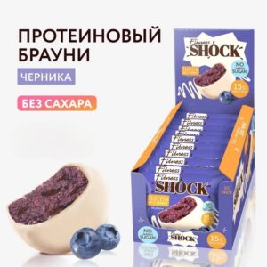 FitnesShock Brownie Shocks Черника 50гр