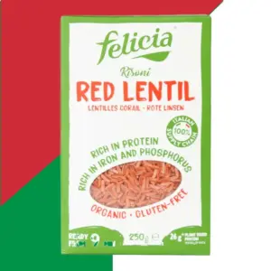Felicia Ризони из красной чечевицы без глютена БИО 250гр.