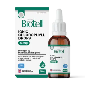 Biotell Ионизированный Хлорофилл с мятным вкусом 50 мл