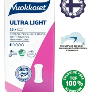 Vuokkoset Прокладки ежедневные ультратонкие 28 шт.