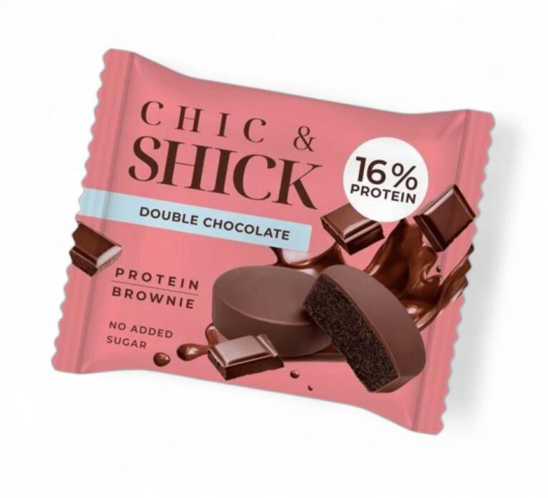 Chic & Shick Печенье глазированное Брауни двойной шоколад 50 гр.