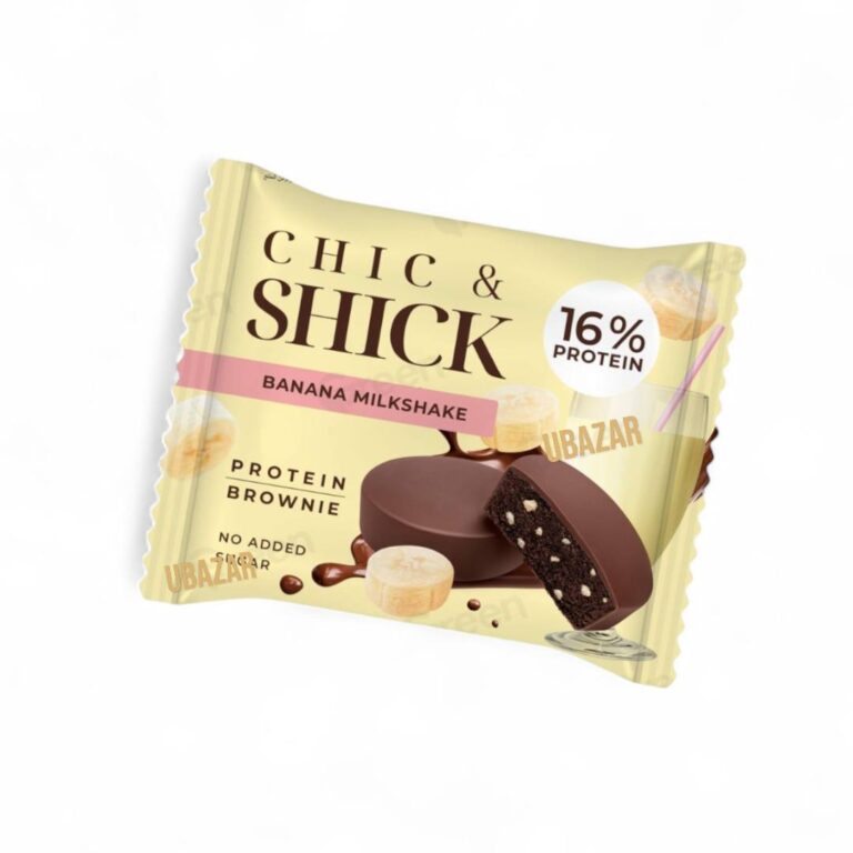 Chic & Shick Печенье глазированное Брауни банановый милкшейк 50 гр.