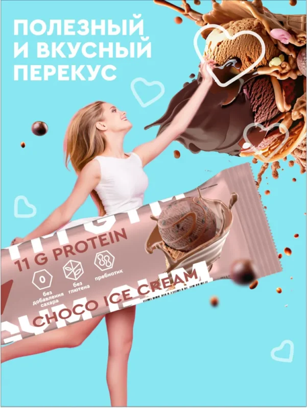 Protein Rex Батончик протеиновый «Шоколадный пломбир» 33% 35гр