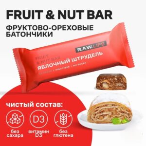 R.A.W. LIFE Яблочный штрудель 47гр.
