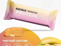R.A.W. LIFE Протеиновый батончик Банан TopStretching 43гр.