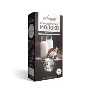 Polezzno молоко сухое, кокосовое, 100 гр
