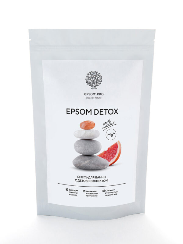 Salt of the Earth Смесь для ванны «EPSOM DETOX» 1000гр.