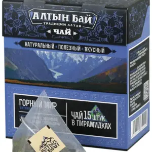 Алтын Бай Чай "Горный мир" 37,5 гр.*18 шт. пирамидки