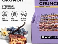 R.A.W. LIFE Ореховый батончик CRUNCH Черника-Ваниль 40 гр.