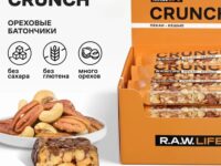 R.A.W. LIFE Ореховый батончик CRUNCH Пекан-Кешью 40 гр.
