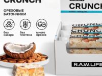 R.A.W. LIFE Ореховый батончик CRUNCH Кокос-Миндаль 40 гр.