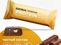 R.A.W. LIFE Протеиновый батончик Шоколад и Арахис TopStretching 43гр.