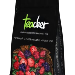 TEACHER Чай Чёрный с ежевикой и малиной 250 гр.