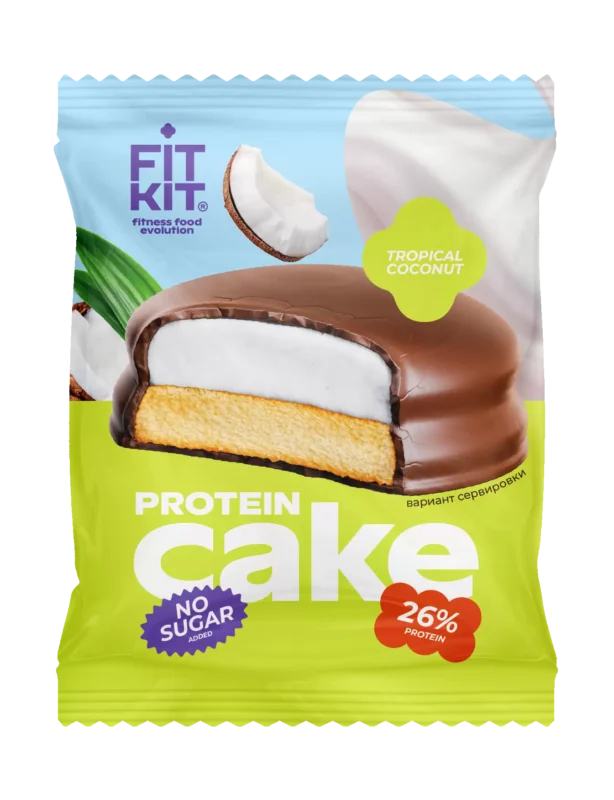 Fit Kit Protein Cake 50гр Тропический кокос