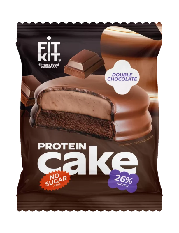 Fit Kit Protein Cake 50гр Двойной шоколад