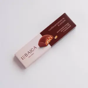 LUBAICA Шоколад с начинкой "Солёная карамель и арахис" 35 гр.