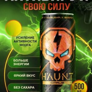 HAUNT Напиток тонизирующий "Цитрус" 450 мл.
