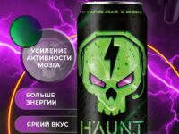 HAUNT Напиток тонизирующий "Зелёная дыня" 450 мл.