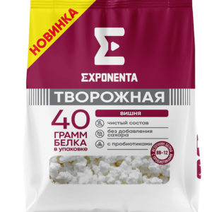 Продукт творожный EXPONENTA со вкусом "Вишня"