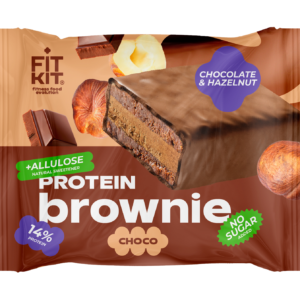 Fit Kit Десерт глазированный "брауни" со вкусом Шоколад-фундук 50гр