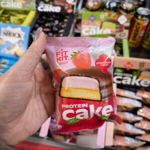 Fit Kit Protein Cake 50гр Клубника со сливками