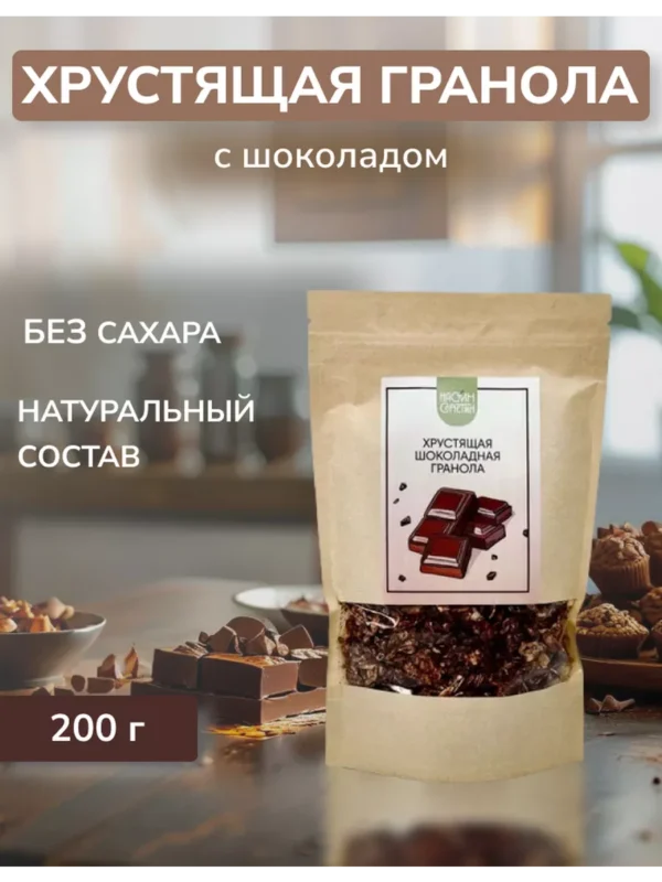 НС Гранола «Хрустящая шоколадная» 250 гр.